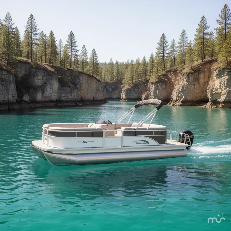 The Image of Sun Tracker Party Barge 20 DLX 2026 - 0