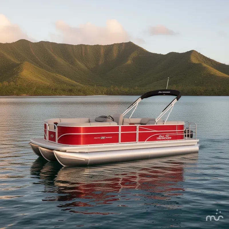 The Image of Sun Tracker Party Barge 22 DLX 2026 - 0