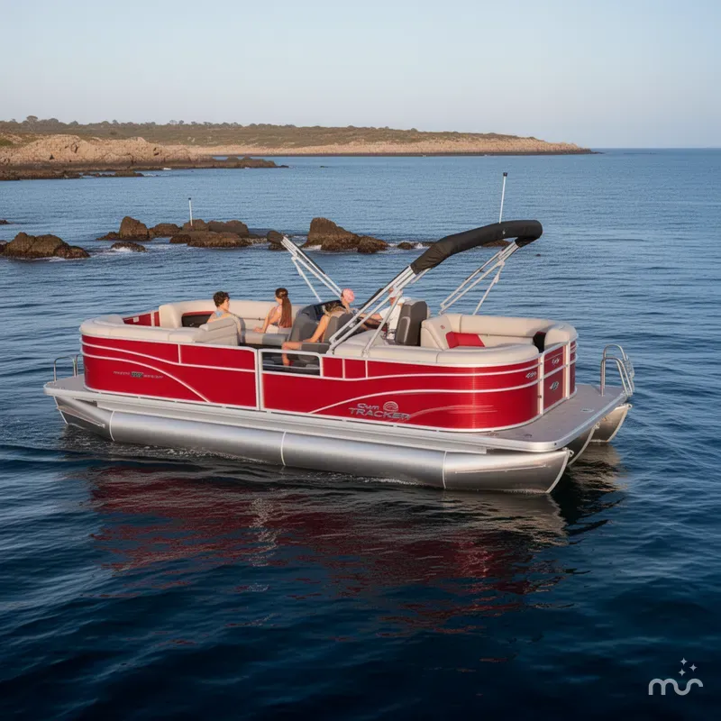 The Image of Sun Tracker Party Barge 22 DLX 2026 - 0