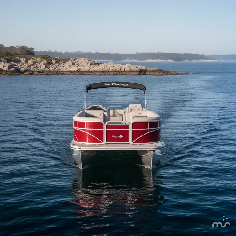 Slide: The Image of Sun Tracker Party Barge 22 DLX 2026 - 1