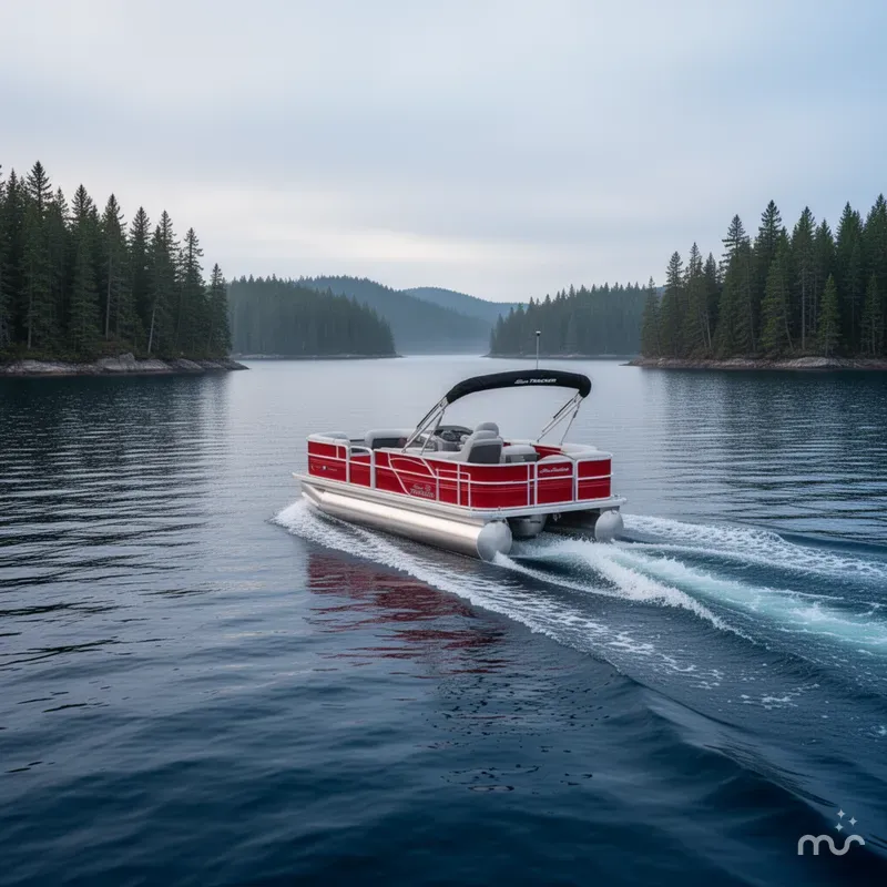 Slide: The Image of Sun Tracker Party Barge 18 DLX 2026 - 4