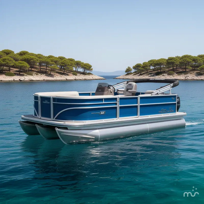The Image of Sun Tracker Party Barge 16 DLX 2026 - 0
