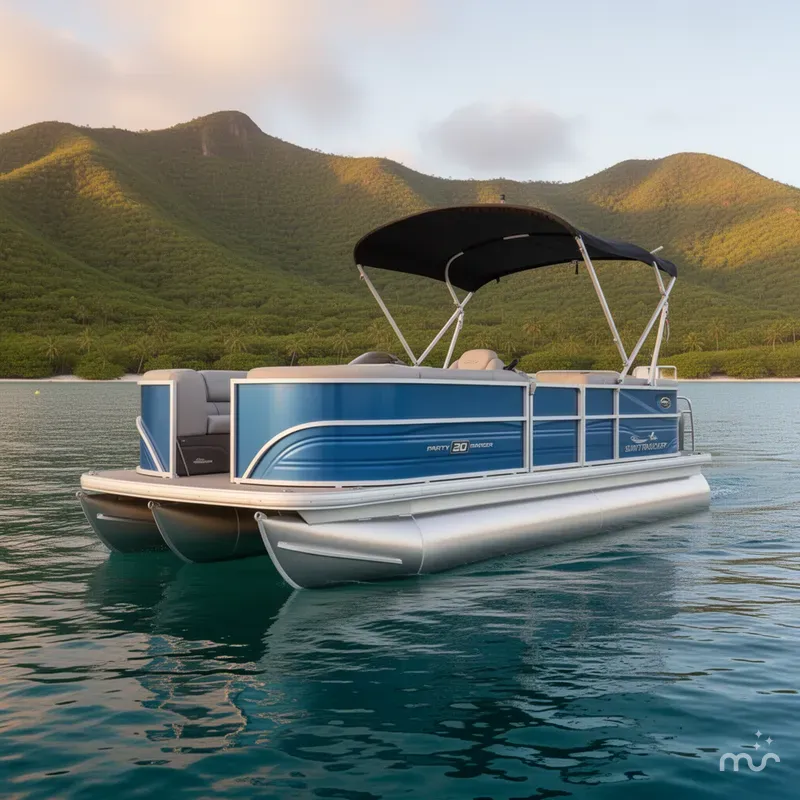 The Image of Sun Tracker Party Barge 20 DLX 2026 - 0