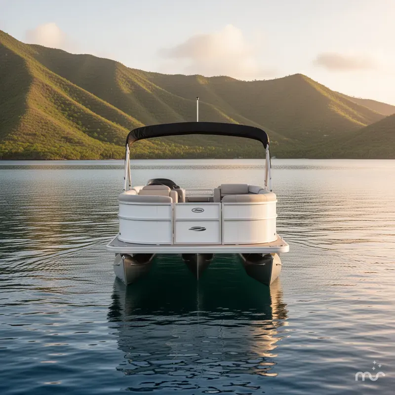 Slide: The Image of Sun Tracker Party Barge 20 DLX 2026 - 3
