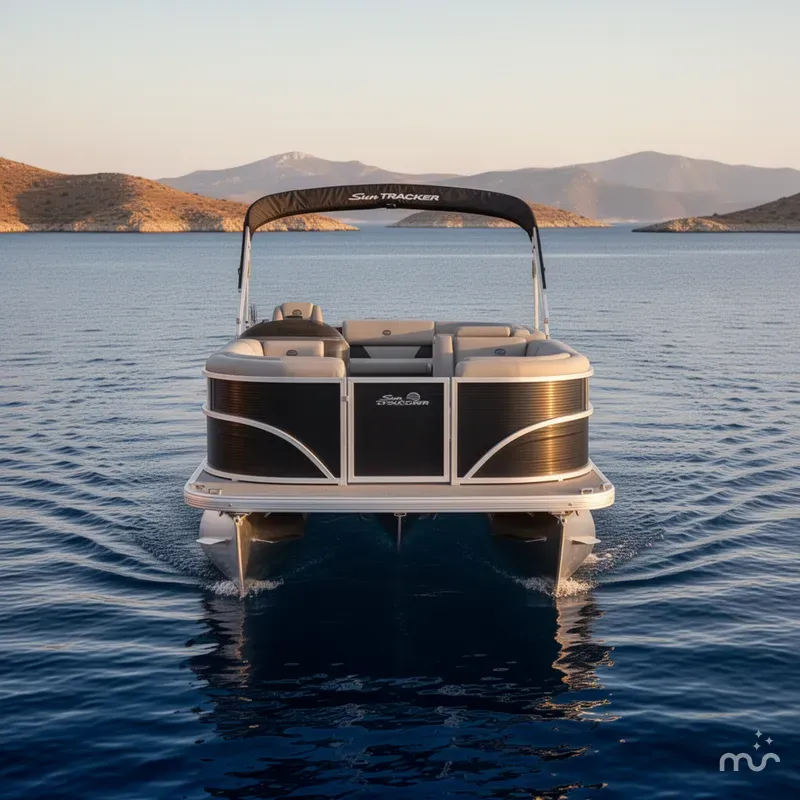 Slide: The Image of Sun Tracker Party Barge 20 DLX 2026 - 1