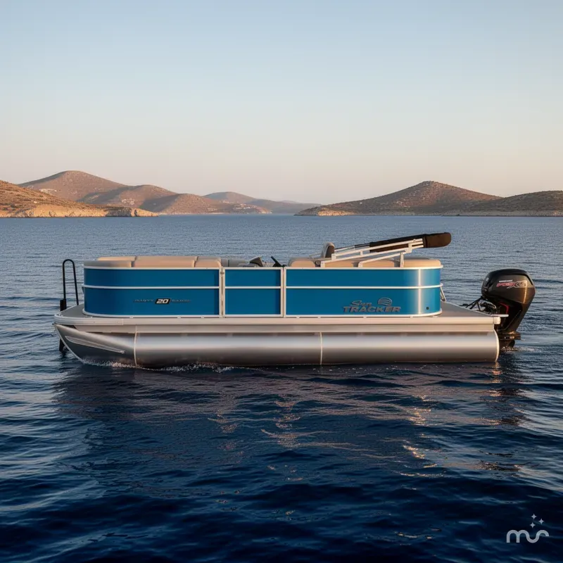 Slide: The Image of Sun Tracker Party Barge 20 DLX 2026 - 2