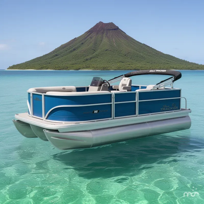 The Image of Sun Tracker Party Barge 16 DLX 2026 - 0