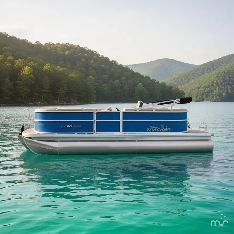 Slide: The Image of Sun Tracker Party Barge 20 DLX 2026 - 2
