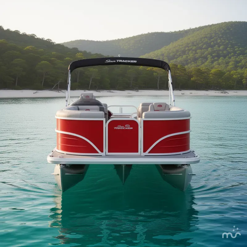 Slide: The Image of Sun Tracker Party Barge 20 DLX 2026 - 3