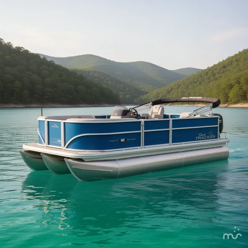 The Image of Sun Tracker Party Barge 16 DLX 2026 - 0