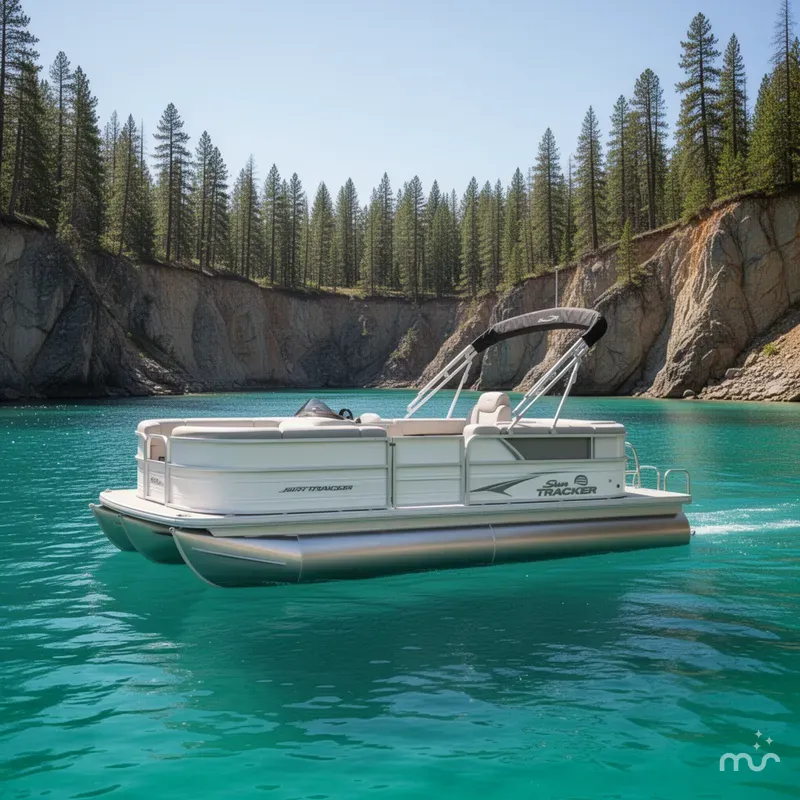 The Image of Sun Tracker Party Barge 20 DLX 2026 - 0