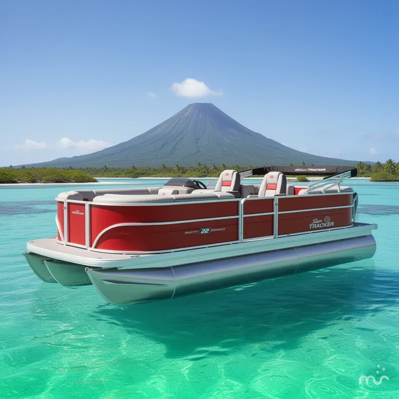 The Image of Sun Tracker Party Barge 22 DLX 2026 - 0