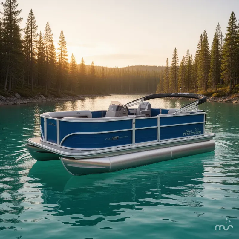 The Image of Sun Tracker Party Barge 16 DLX 2026 - 0