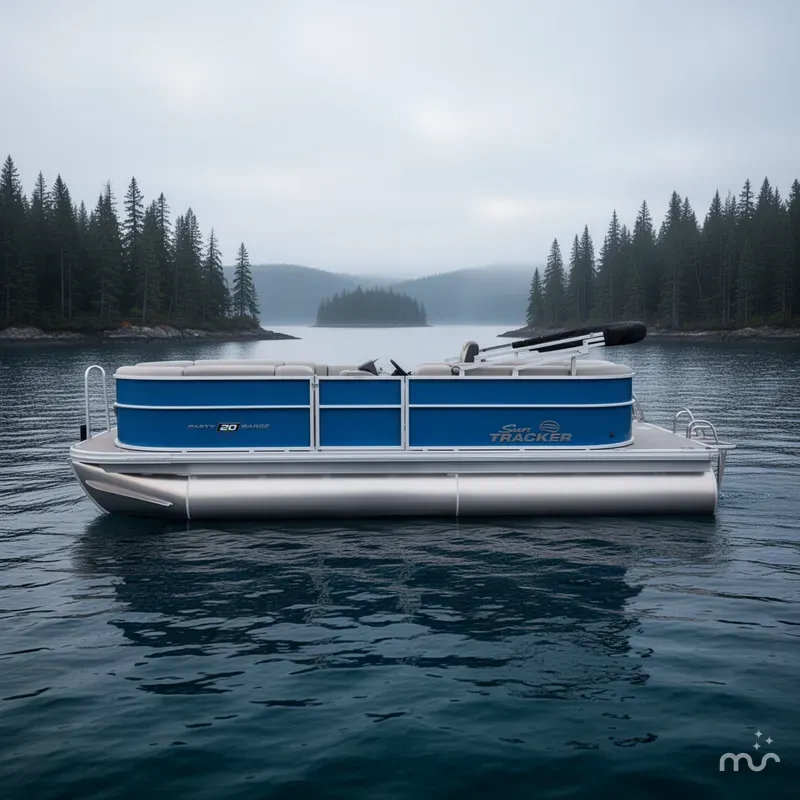 Slide: The Image of Sun Tracker Party Barge 20 DLX 2026 - 2