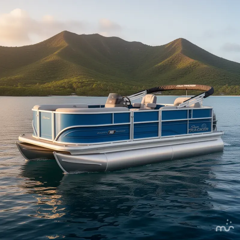 The Image of Sun Tracker Party Barge 16 DLX 2026 - 0