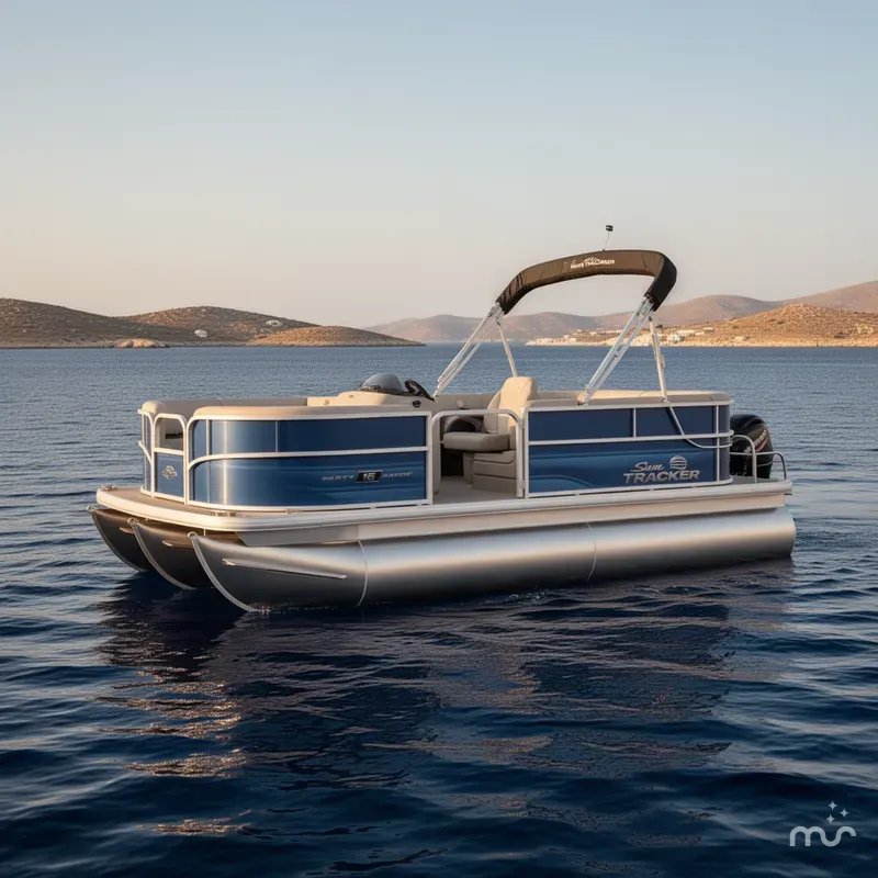 The Image of Sun Tracker Party Barge 16 DLX 2026 - 0