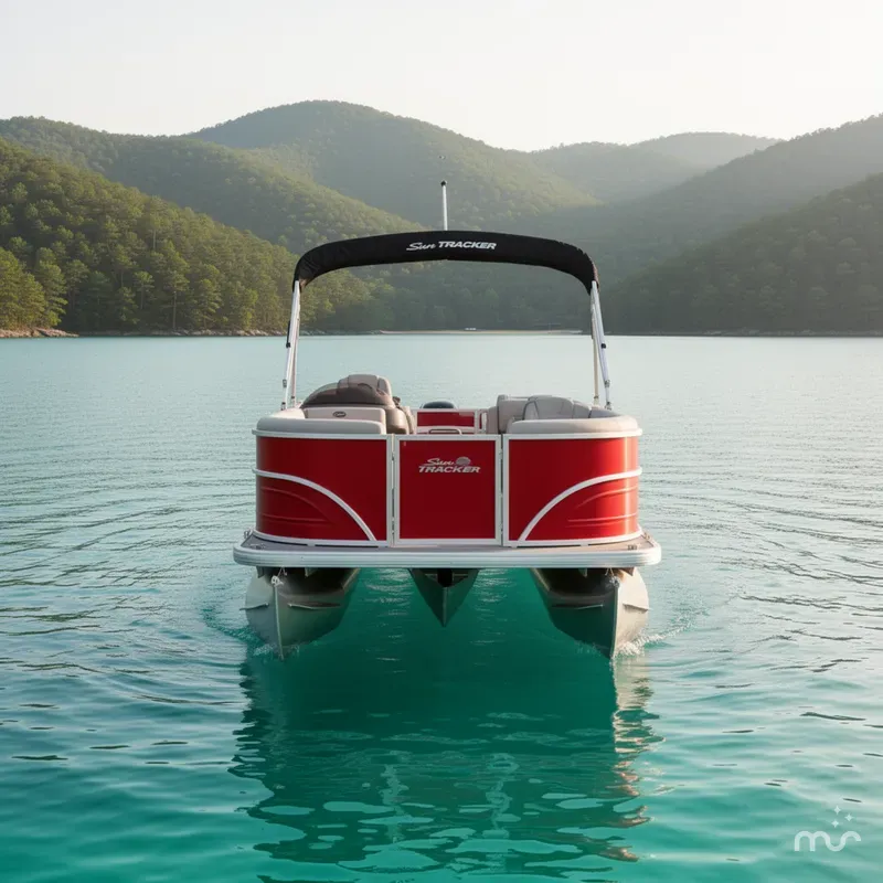 Slide: The Image of Sun Tracker Party Barge 18 DLX 2026 - 3