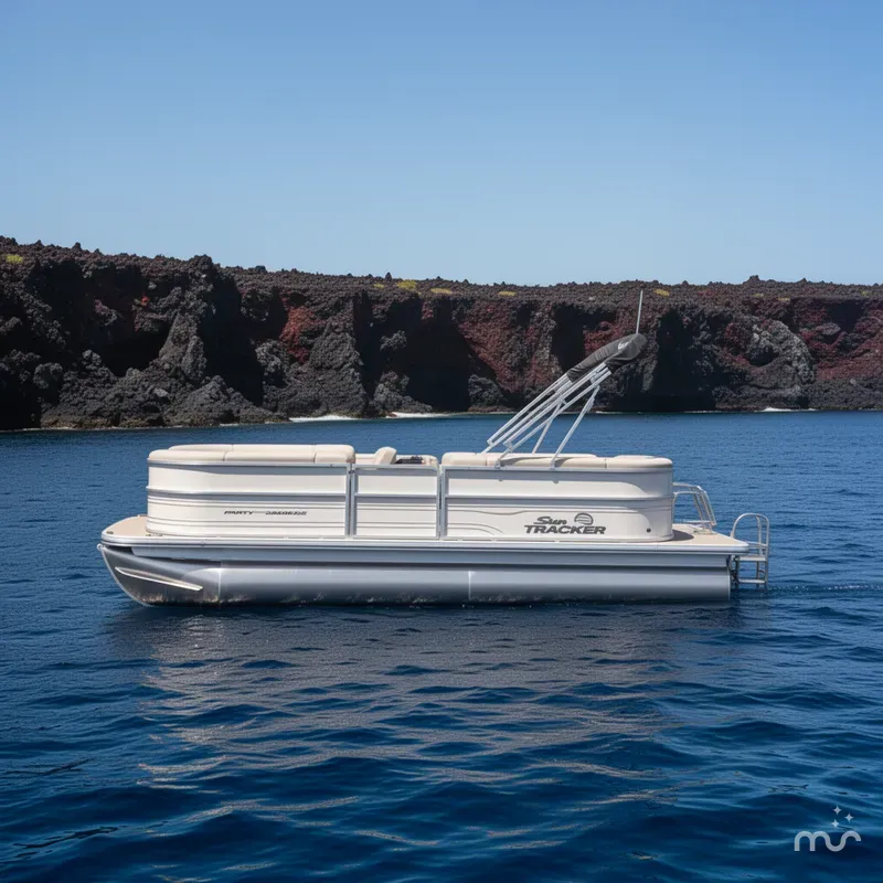 Slide: The Image of Sun Tracker Party Barge 20 DLX 2026 - 2