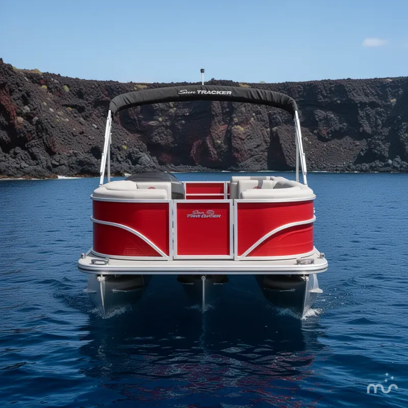 Slide: The Image of Sun Tracker Party Barge 20 DLX 2026 - 3