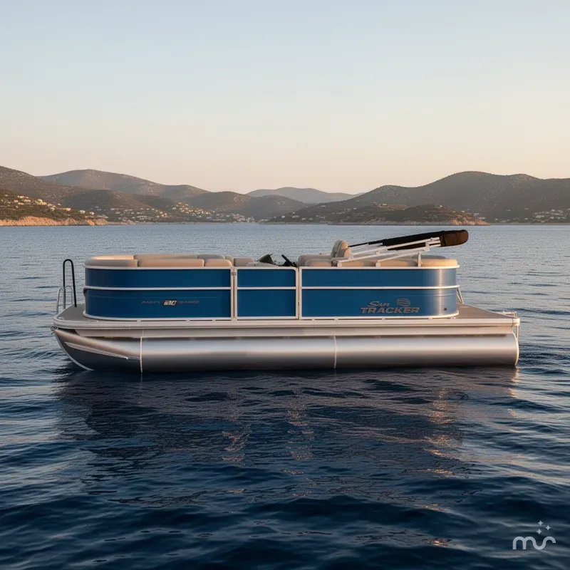Slide: The Image of Sun Tracker Party Barge 20 DLX 2026 - 2
