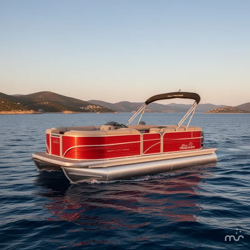 Slide: The Image of Sun Tracker Party Barge 20 DLX 2026 - 4