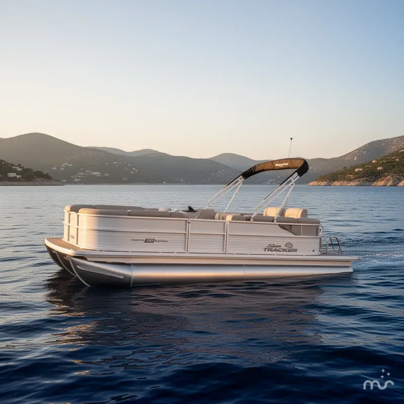 Slide: The Image of Sun Tracker Party Barge 20 DLX 2026 - 0