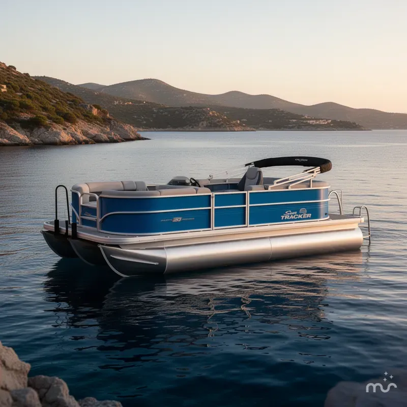 Slide: The Image of Sun Tracker Party Barge 20 DLX 2026 - 4