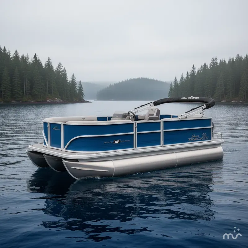 The Image of Sun Tracker Party Barge 16 DLX 2026 - 0