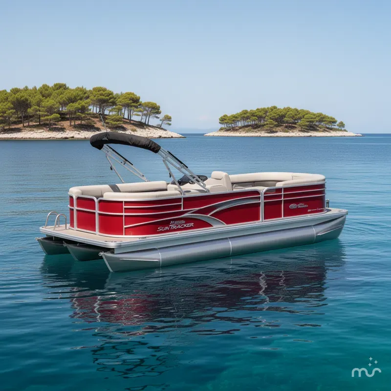 The Image of Sun Tracker Party Barge 18 DLX 2026 - 0