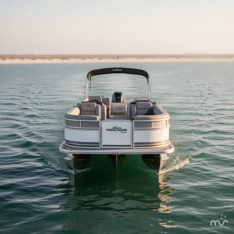 Slide: The Image of Sun Tracker Party Barge 20 DLX 2026 - 3