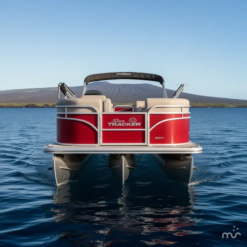 Slide: The Image of Sun Tracker Party Barge 16 DLX 2026 - 3