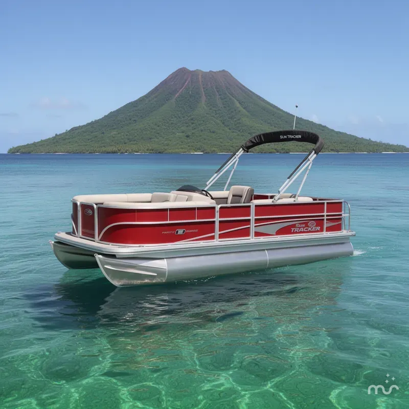 The Image of Sun Tracker Party Barge 18 DLX 2026 - 0