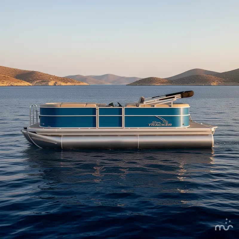Slide: The Image of Sun Tracker Party Barge 20 DLX 2026 - 2
