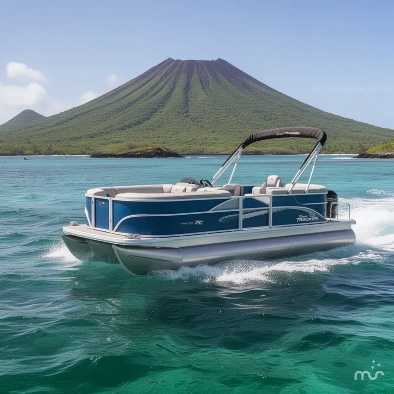 Slide: The Image of Sun Tracker Party Barge 20 DLX 2026 - 4