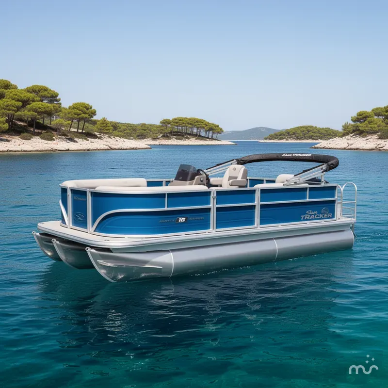 The Image of Sun Tracker Party Barge 16 DLX 2026 - 0