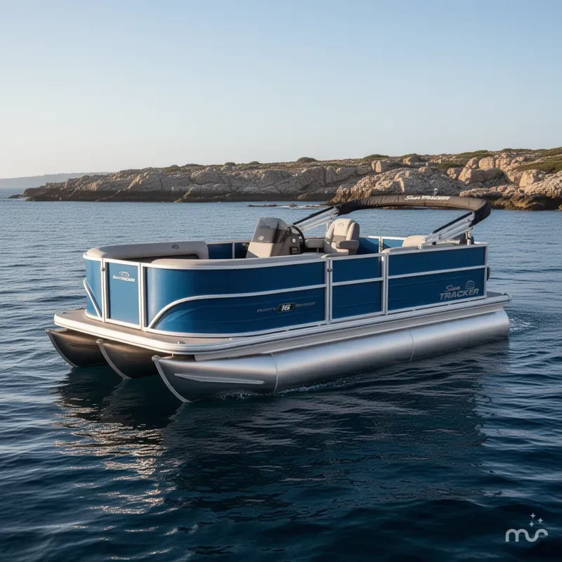 The Image of Sun Tracker Party Barge 16 DLX 2026 - 0