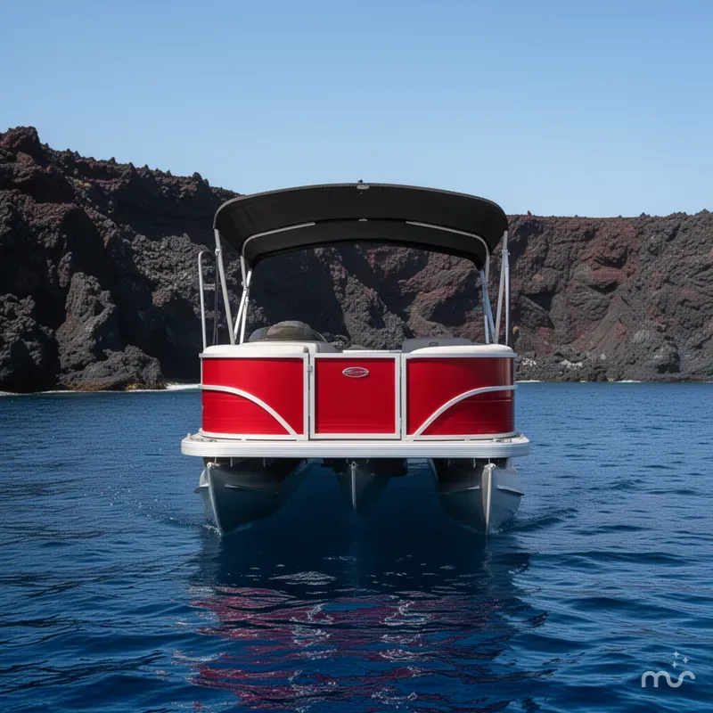 Slide: The Image of Sun Tracker Party Barge 18 DLX 2026 - 1