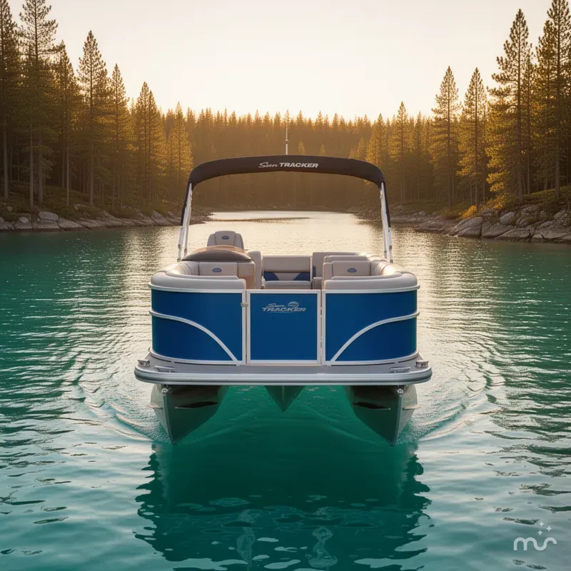 Slide: The Image of Sun Tracker Party Barge 20 DLX 2026 - 1