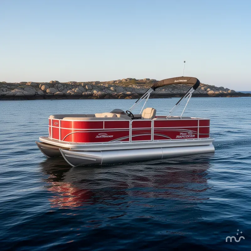 The Image of Sun Tracker Party Barge 18 DLX 2026 - 0