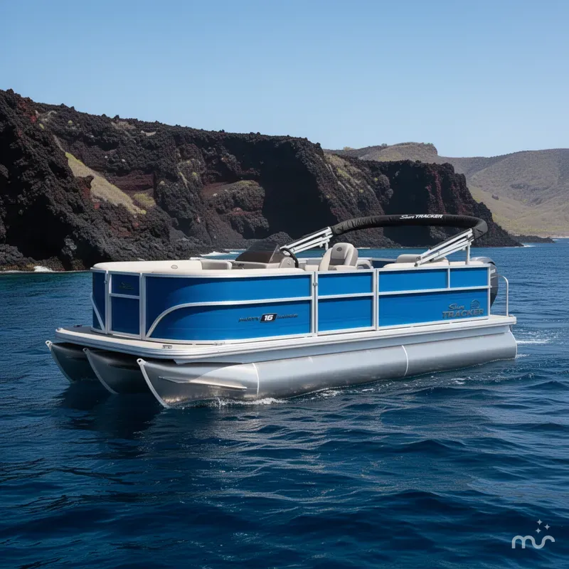 The Image of Sun Tracker Party Barge 16 DLX 2026 - 0
