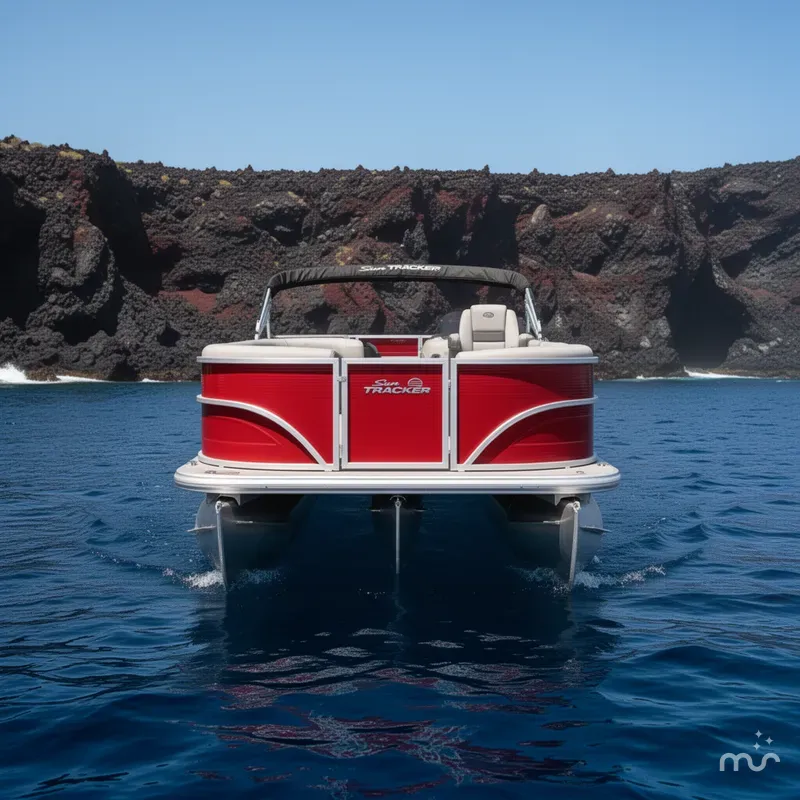 Slide: The Image of Sun Tracker Party Barge 16 DLX 2026 - 3
