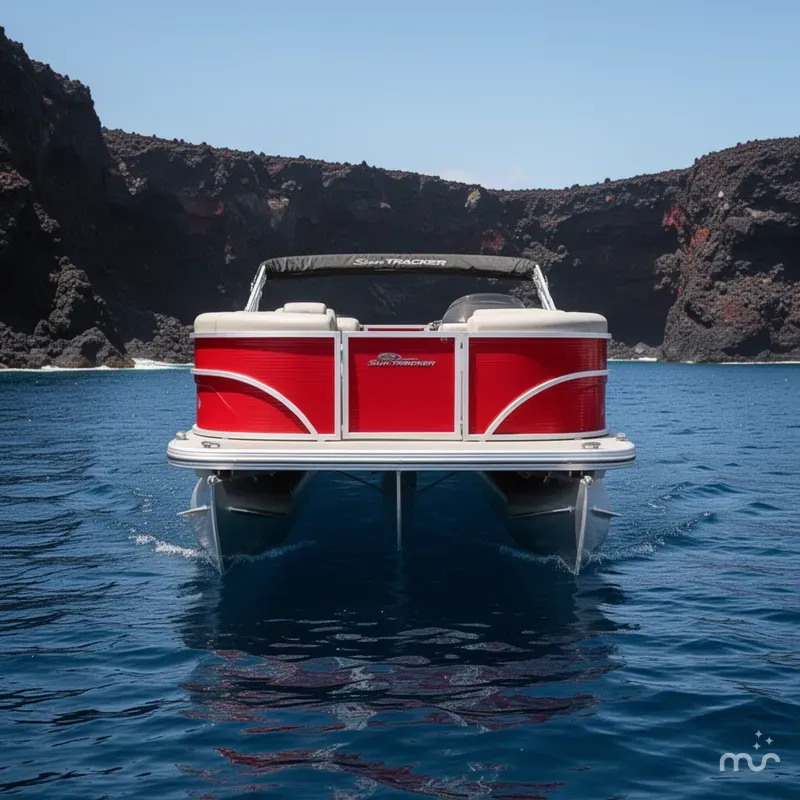 Slide: The Image of Sun Tracker Party Barge 22 DLX 2026 - 1