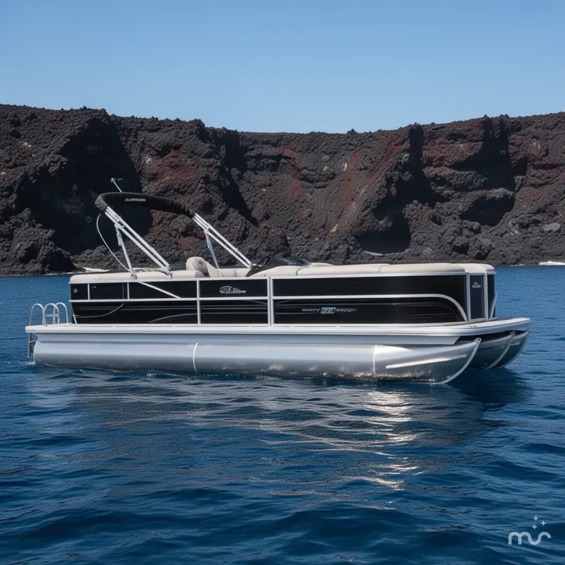Slide: The Image of Sun Tracker Party Barge 22 DLX 2026 - 2