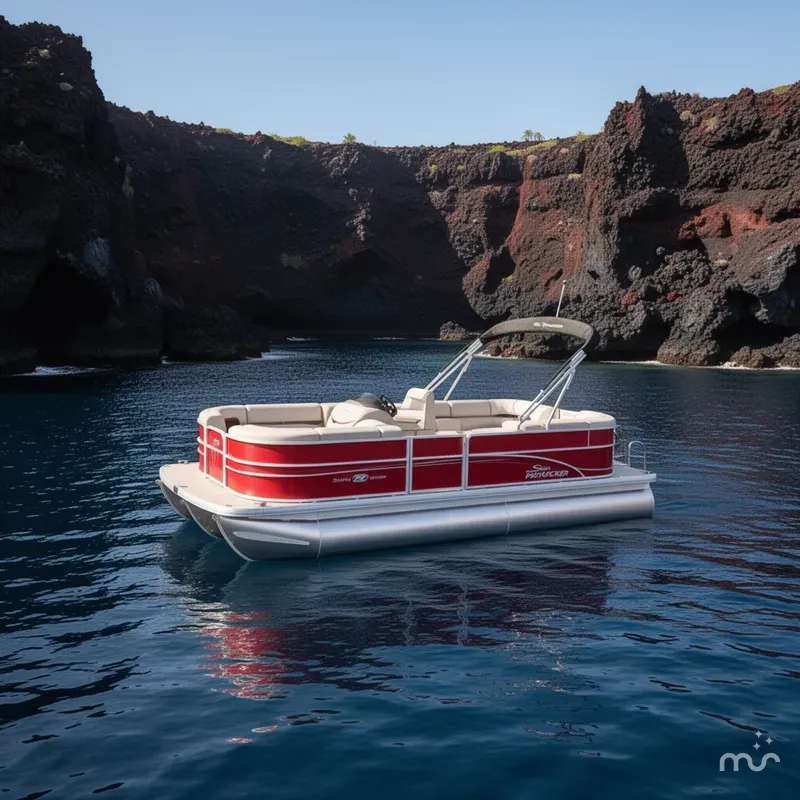 Slide: The Image of Sun Tracker Party Barge 22 DLX 2026 - 4