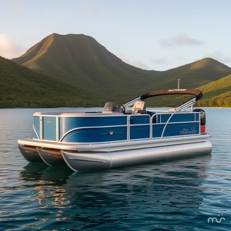 The Image of Sun Tracker Party Barge 16 DLX 2026 - 0