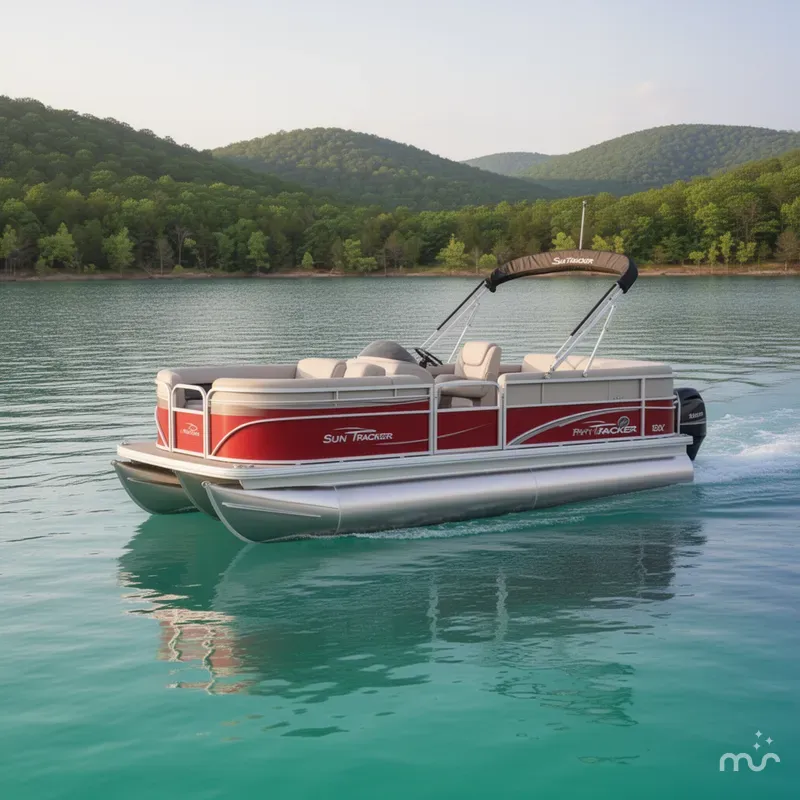The Image of Sun Tracker Party Barge 18 DLX 2026 - 0