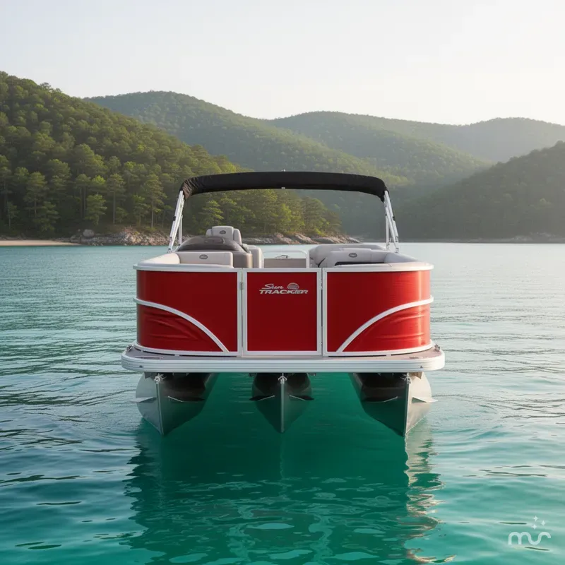 Slide: The Image of Sun Tracker Party Barge 18 DLX 2026 - 3