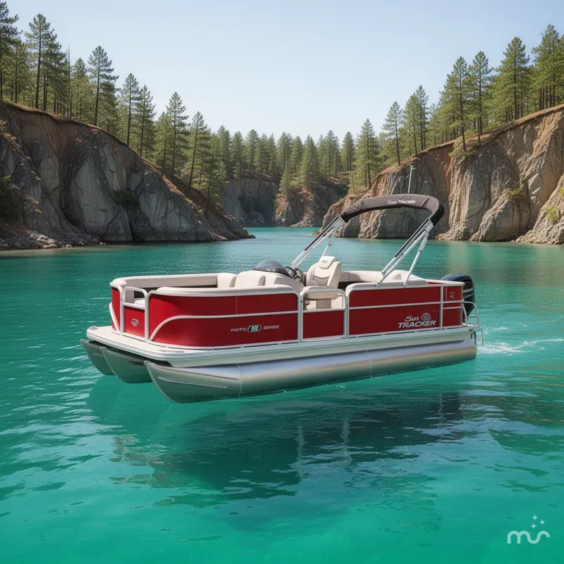The Image of Sun Tracker Party Barge 18 DLX 2026 - 0