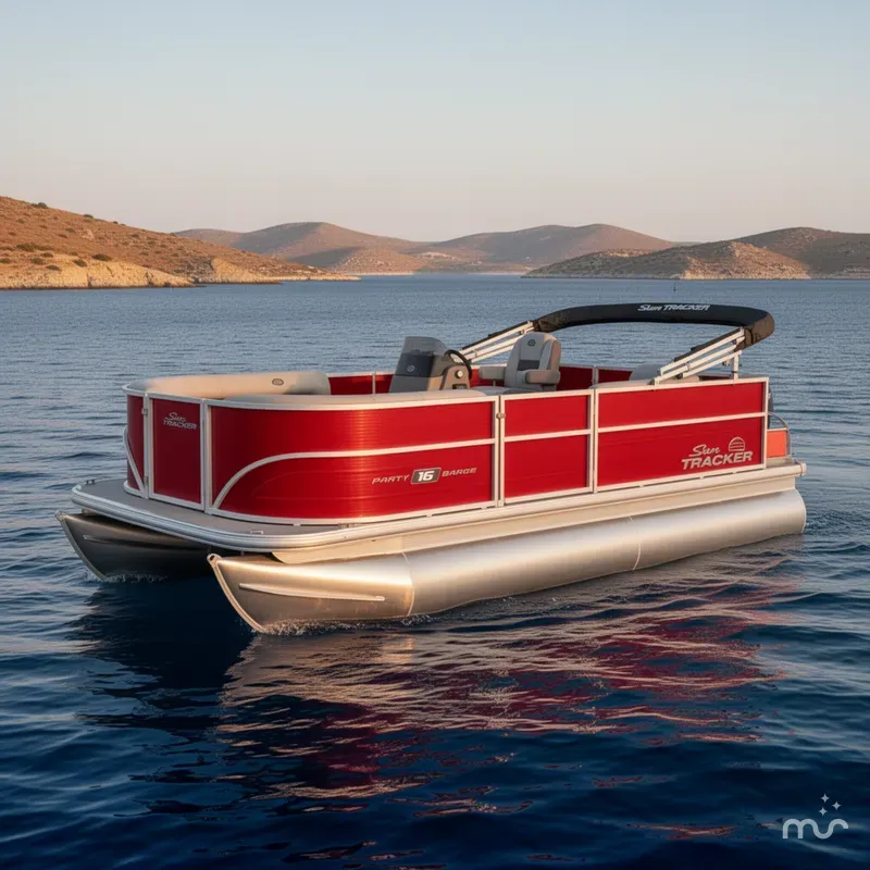 The Image of Sun Tracker Party Barge 16 DLX 2026 - 0