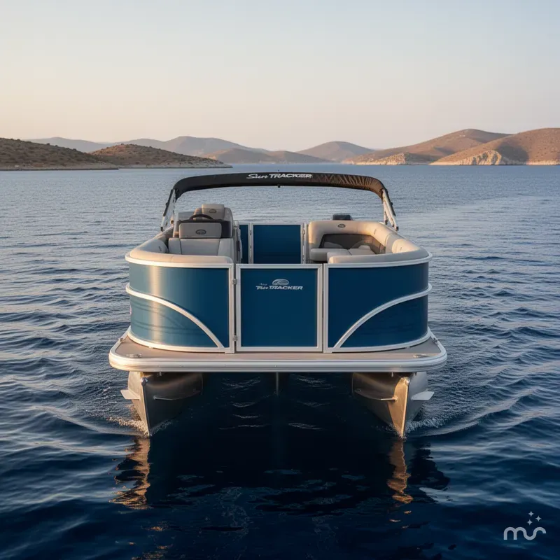 Slide: The Image of Sun Tracker Party Barge 16 DLX 2026 - 3